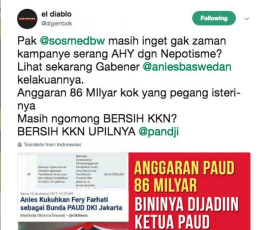 Istri Anies Juga Diserang