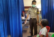 Gara-gara Ditindik, Wajah  Seorang Pemuda Rusak Berat