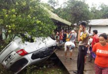 Gagal Nyalip, Datsun Terguling