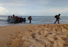 Marinir Serbu Pantai Kura-kura