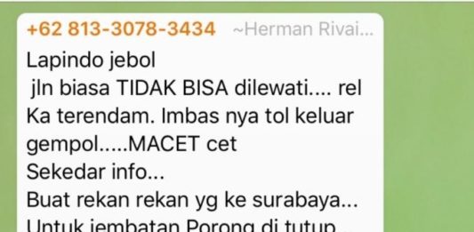 Tanggul Utuh Dibilang Jebol