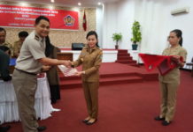 Karolin Serahkan DIPA 2018