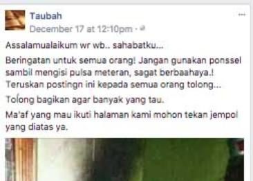 Ledakan Mustahil Akibat Ponsel