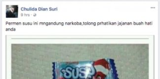 Panik Permen Susu Mengandung Narkoba
