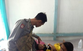 Hindari Tabrakan, Lima Orang Terluka