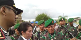 Tiga Inspektur Upacara Pengamanan Natal dan Tahun Baru