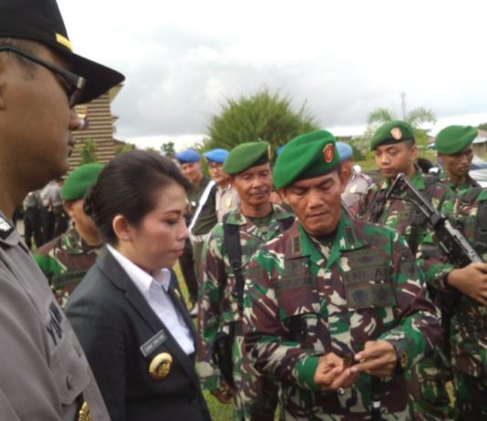 Tiga Inspektur Upacara Pengamanan Natal dan Tahun Baru