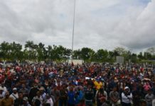 Ribuan Massa “Duduki” Kantor Bupati Kubu Raya