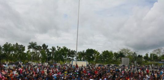 Ribuan Massa “Duduki” Kantor Bupati Kubu Raya