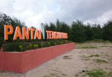 Pantai Tengkuyung Destinasi Wisata Baru di Kubu Raya