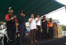 Gerimis, Massa Tetap Antusias Ikuti Jalan Sehat di Singkawang