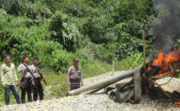 Polisi Berantas PETI, Langsung Musnahkan Barang Bukti