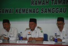 Pimpin Upacara HAB, Bupati: Kemenag Sebagai Pengawal Pancasila