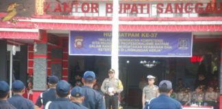 Apel HUT Satpam, Kapolres: Satpam Ikut Bantu Amankan Pilkada