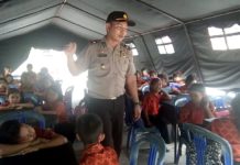 30 Pelajar SDN 43 Dungun Perapakan Belajar di Tenda
