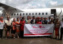 Wings Air Terbang Perdana Rute Pontianak-Kuching