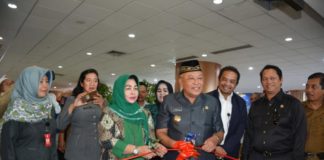 Peresmian Galeri Dekranasda di Bandara Internasional Supadio Kubu Raya