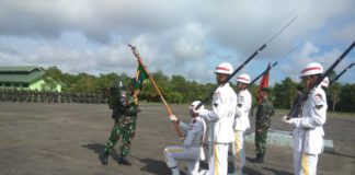 Pelepasan 450 Prajurit Batalyon RK 644/Wls ke Papua