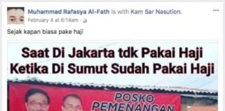 Gelar Haji Djarot Disoal