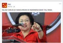 Fan Page PKI Penuh Provokasi