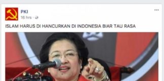 Fan Page PKI Penuh Provokasi