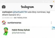 Akun Palsu Pakai Nama Rizieq Shihab