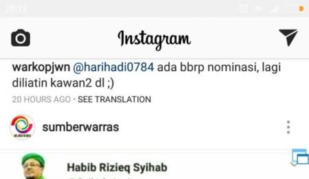 Akun Palsu Pakai Nama Rizieq Shihab