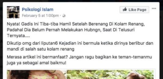 Heboh Hamil setelah Berenang