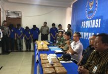 BNNP Kalbar Gagalkan Peredaran Metamfetamina 25 Kg