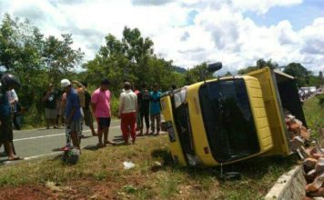 Dalam Sebulan, Tiga Orang Tewas Tabrakan di Kapuas Hulu TERLINDAS. Kecelakaan lalu lintas di Dusun Bangan Permai, Desa Tanjung Intan, Kecamatan Mentebah antara truk dan sepeda motor, Minggu (25/2)--Polres KH for RK