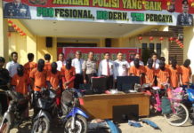 Polres Singkawang Tangkap 18 Penjahat