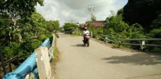 Jembatan Sungai Nyamuk Rawan Ambruk