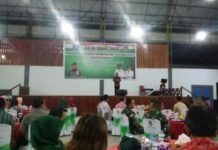 Pangdam Tanjungpura Kunjungi Sekadau Ramah Tamah. Acara ramah tamah Pangdam dengan Forkompimda Sekadau di Penanjung Island, Senin malam (26/2). (Abdu Syukri)