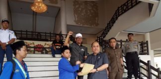 Mahasiswa Tolak Pengesahan Revisi UU MD3