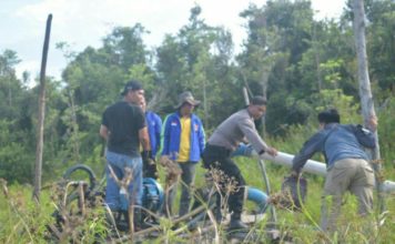 Grebek Lokasi PETI, Polisi Gunakan Drone
