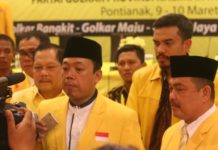 Golkar Tuding Ada Indikasi Intimidasi di Pilgub WAWANCARA NUSRON. Koordinator Bidang Pemenangan Pemilu DPP Partai Golkar, untuk Wilayah Jawa dan Kalimantan, Nusron Wahid diwawancarai usai Rakornis Pemenangan Pilkada Partai Golkar di Pontianak, Jumat (9/3). Zainudin-RK