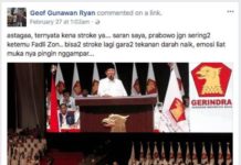 Prabowo Stroke? Itu Bohong!