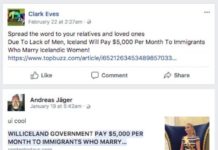 Tawaran Menggiurkan untuk Menikahi Perempuan Islandia