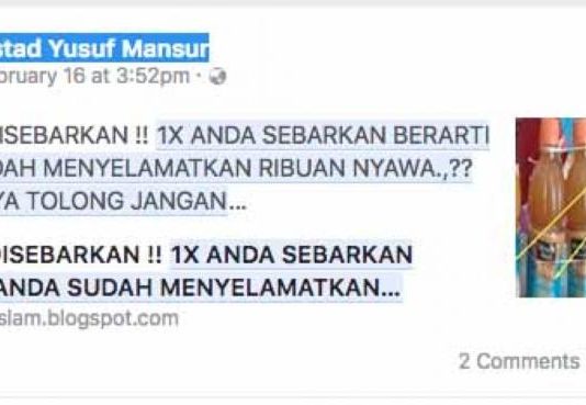 Peristiwa Asli Malah Jadi Hoax
