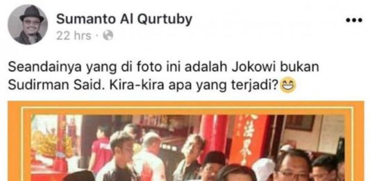 Tangan Sudirman Said Diedit