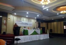 Panwaslu Singkawang Jadi Bawaslu Sekretaris Jenderal Bawaslu RI Gunawan Suswantoro, SH, MSi memberikan arahan saat Rakor Panwaslucam, Kepala Sekretariat, dan PUMK Se kota Singkawang di Hotel Dangau Singkawang, Sabtu (17/3) SUHENDRA RK