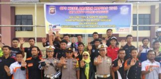 Gelar Rolling City & Safety Riding, Polres Sanggau Gandeng Bikers