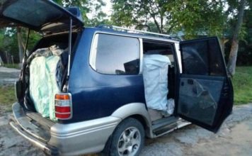 Polisi Amankan Lima Karung Pakaian Bekas Asal Malaysia