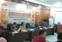 Ini Syarat Minimal Calon DPD RI Suasana Sosialisasi pencalonan anggota DPD Pemilu yang akan dilaksanakan pada 2019 mendatang di Kantor KPU Kalbar, Jumat (16/3). Rizka Nanda