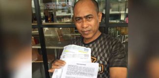 TIPPI Kalbar Minta Kejari Serius Tangani Narapidana yang Kabur TUNJUKKAN BUKTI- Arpan, Ketua TIPPI Kalbar menunjukan surat kuasa yang ditandatangani oleh Prastyo Gow alias Asong pada 24 Februari 2018. Lembaran surat kuasa khusus ini ditunjukkan Arpan, beberapa waktu lalu--Achmad Mundzirin/RK