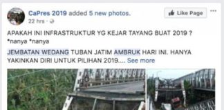 Jembatan Widang Bukan Infrastruktur yang Dikebut