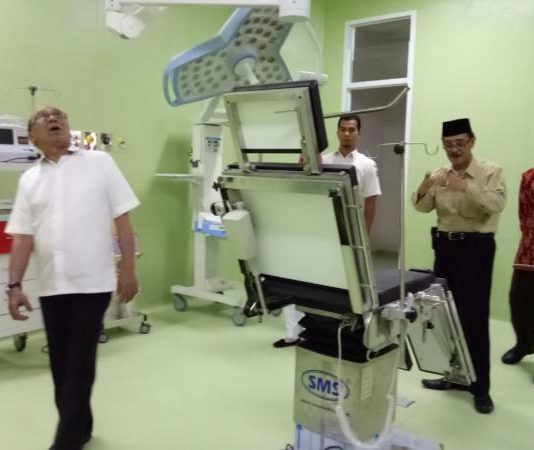 RSUD Sultan Muhammad Jamaludin I Akan Diresmikan Jelang Peresmian. Bupati Kayong Utara, H Hildi Hamid meninjau kesiapan RSUD Sultan Muhammad Jamaludin I menjelang diresmikan pada 9 Mei 2018. Kamiriluddin/RK.