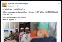 Kabar Bohong Menag Tewas gara-gara Sengatan Ikan Pari