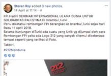 212 di Turki Ada Lebih Dulu