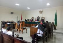 Sidang Korupsi Pengadaan Alkes 2012, Hadirkan Ahli LKPP SAKSI AHLI. Fahrurrazi memberikan keterangan sebagai saksi ahli pengadaan barang dan jasa dari LKPP dalam sidang sidang lanjutan korupsi pengadaan Alkes 2012 di Pengadilan Tipikor Pontianak Jalan Uray Bawadi, Selasa (24/4). Ambrosius Junius-RK